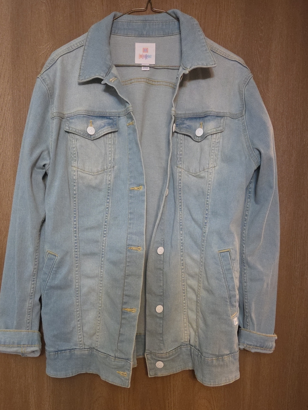 LuLaRoe Light Blue Denim Trucker Jacket